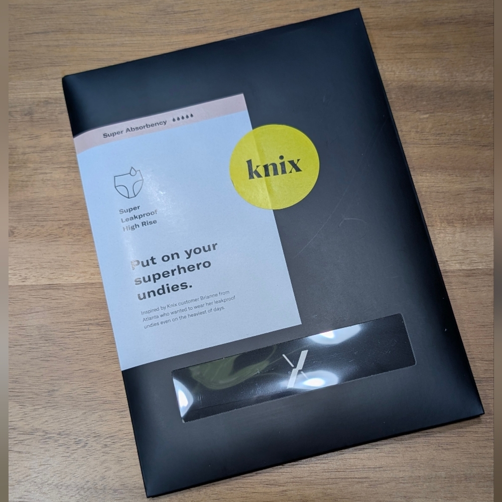 KNIX Super Leakproof High Rise - Black XL, Super Absorbency - Picture 2 of 8
